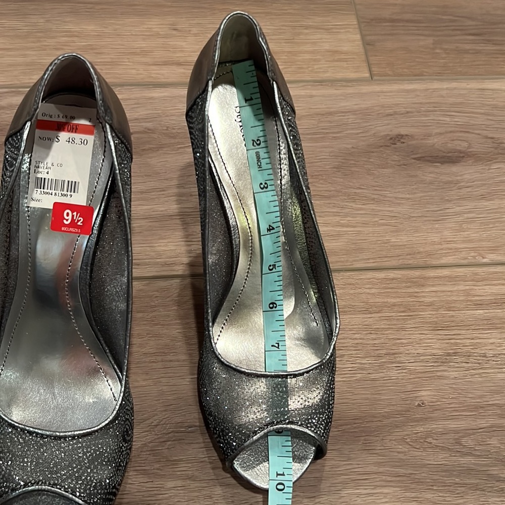 NWT (no box) Style & Co Naveah Heels Size 9.5 - Picture 15 of 16